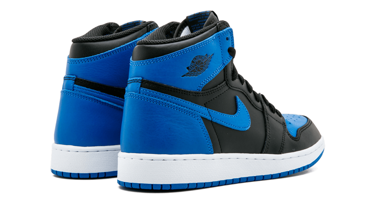 jordan 1 retro royal 2017 gs+575441-007+diagnol right behind view