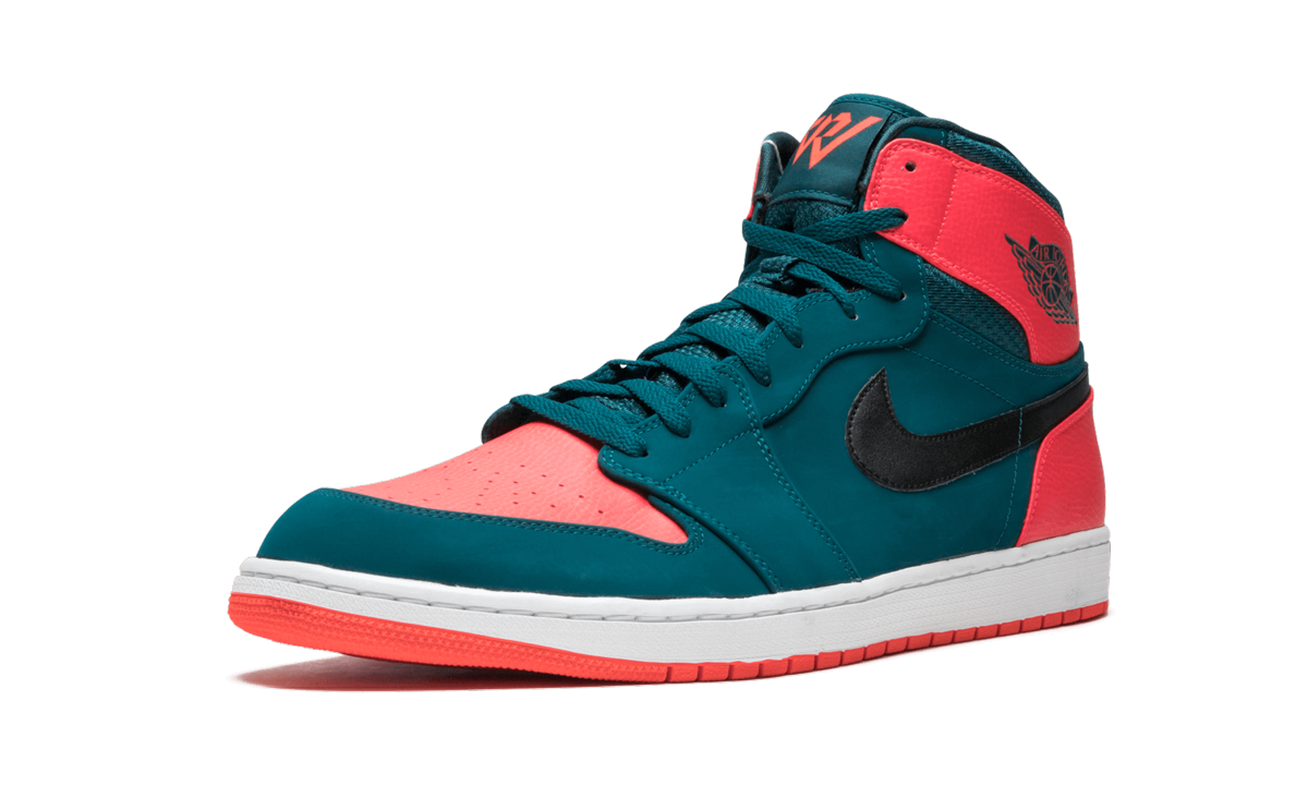 jordan 1 retro russell westbrook pe+332550-312+left diagnol single view