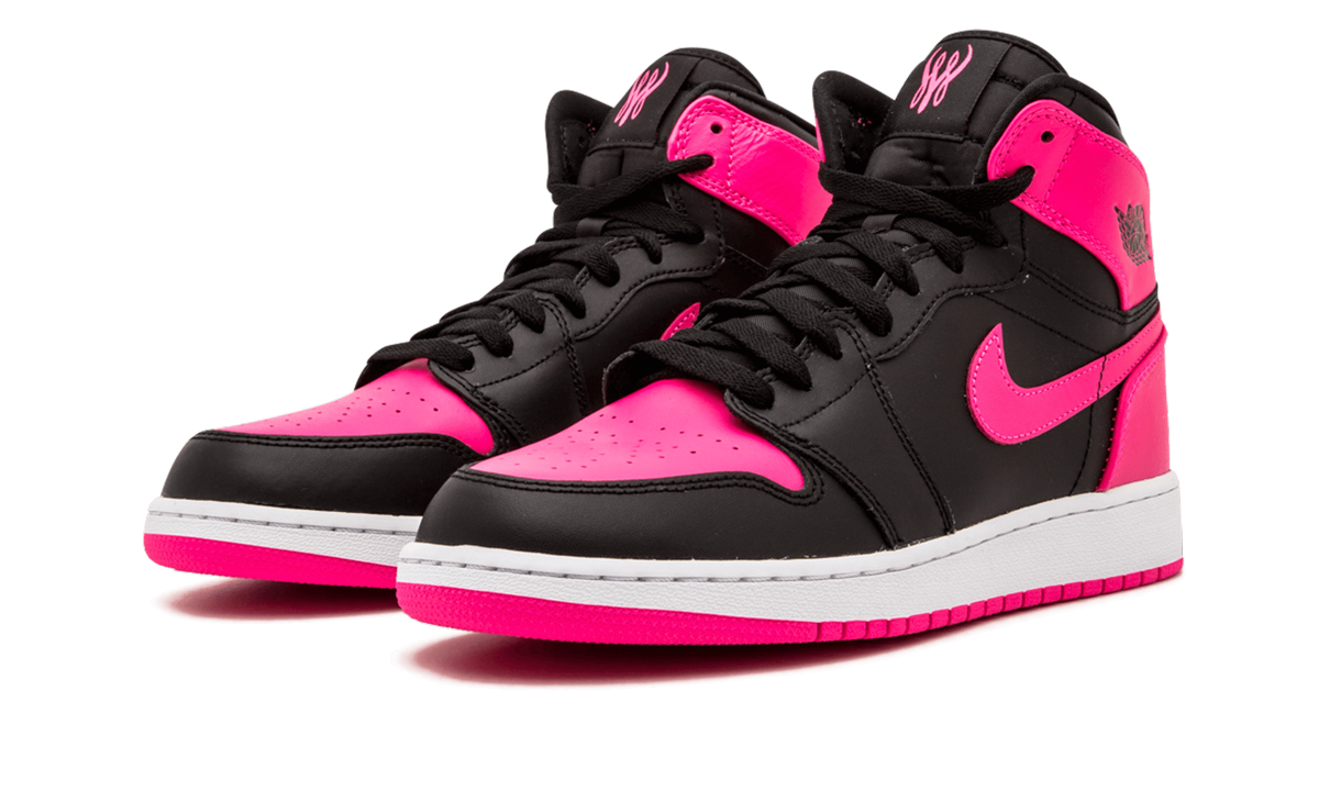 jordan 1 retro serena williams hyper pink gs+873863-609+diagnol left view