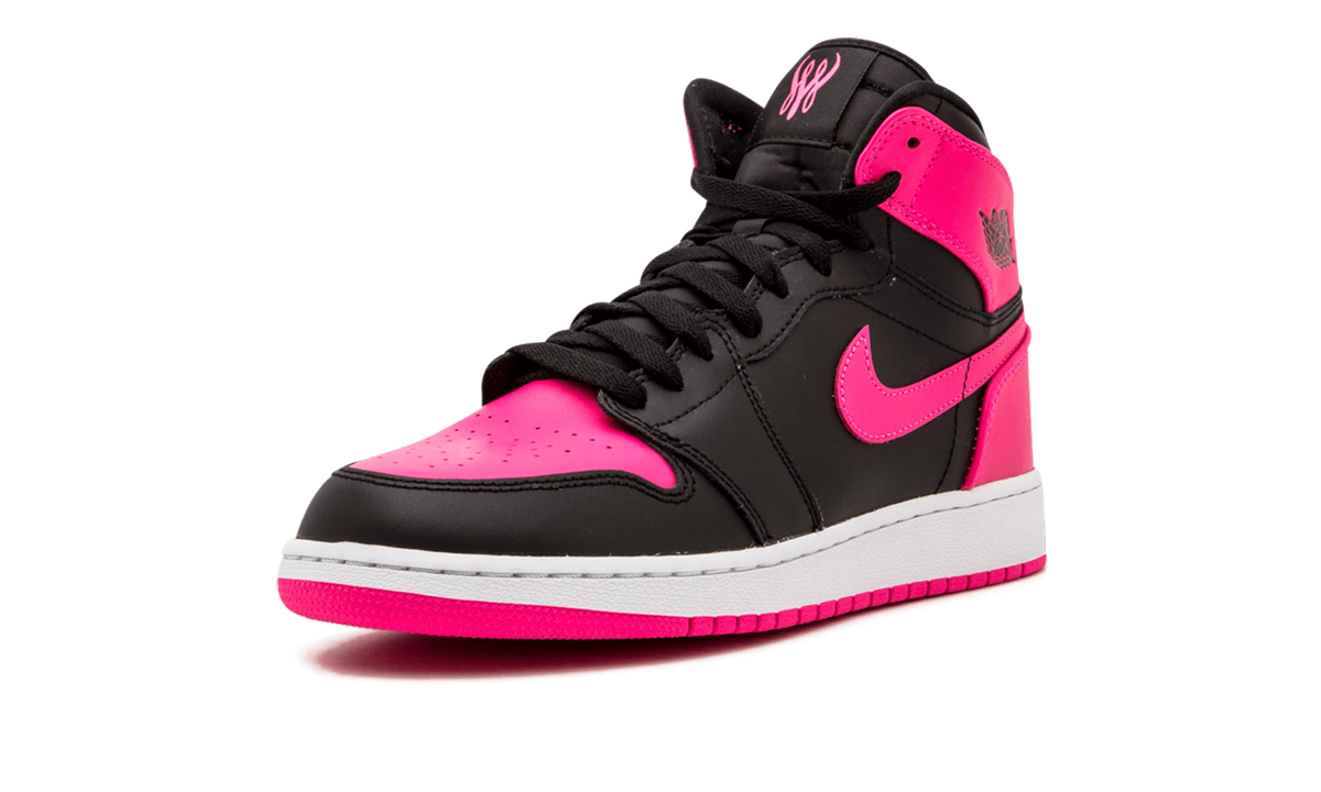 jordan 1 retro serena williams hyper pink gs+873863-609+left diagnol single view