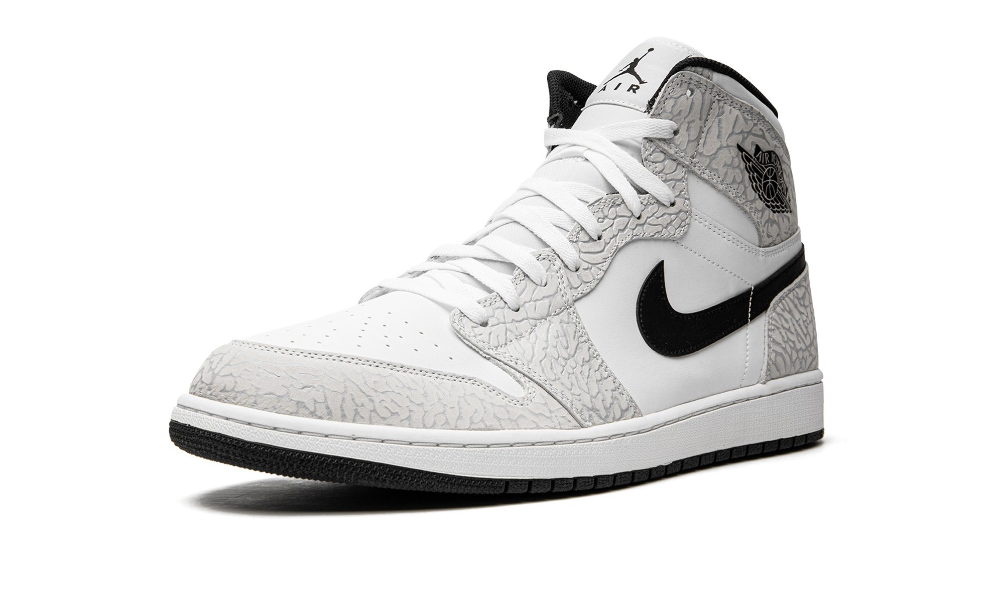 jordan 1 retro white elephant print+839115-106+bottom view