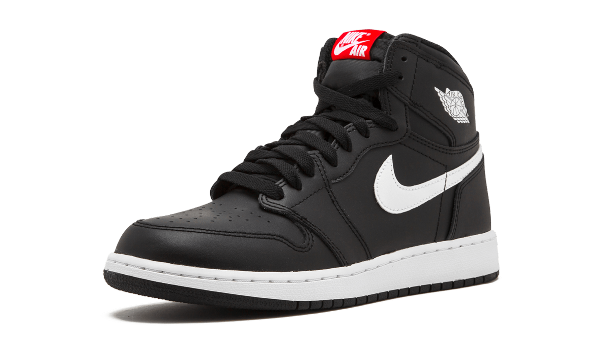 jordan 1 retro yin yang black gs+575441-011+left diagnol single view