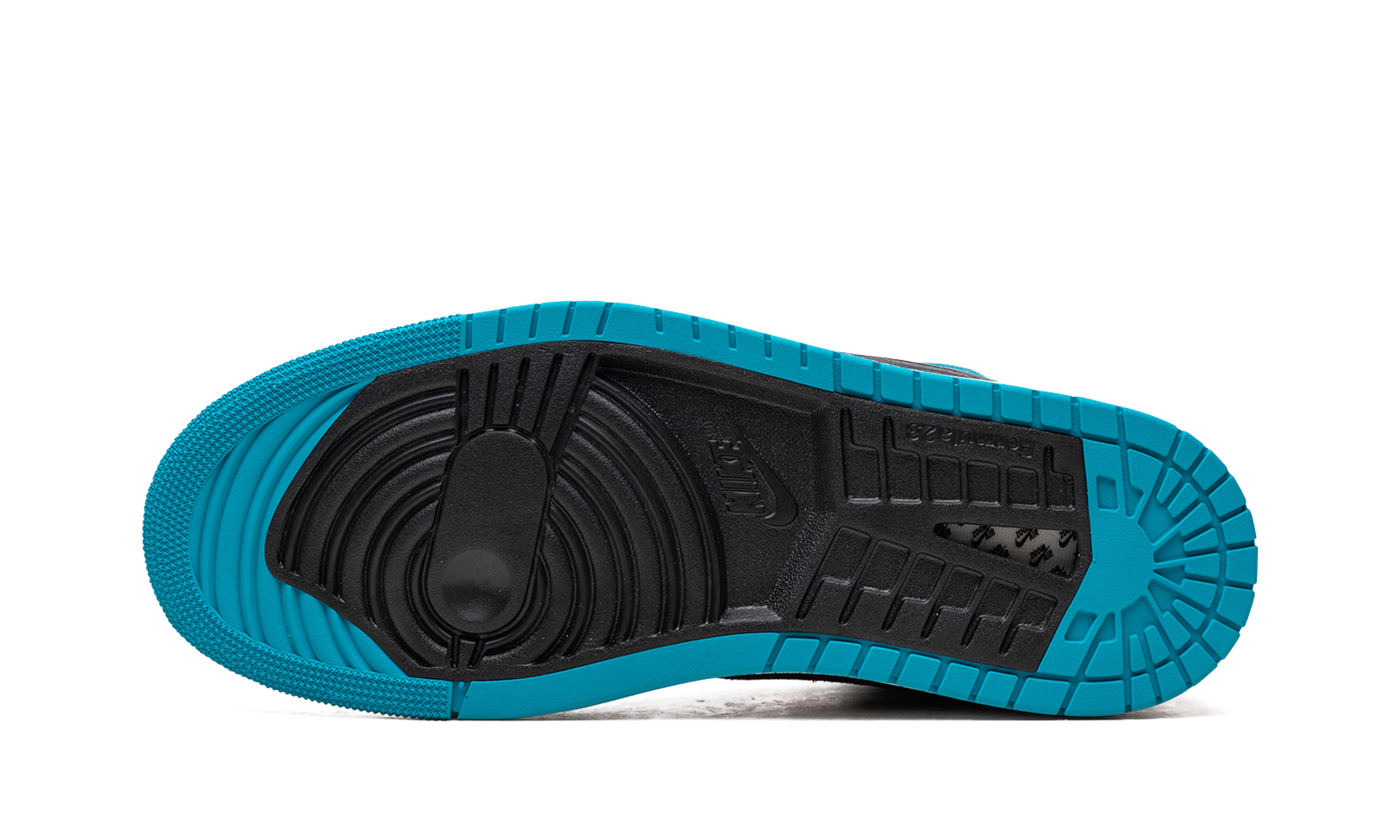 jordan 1 zoom cmft 2 bleached aqua bright citrus+DV1307-408+bottom view