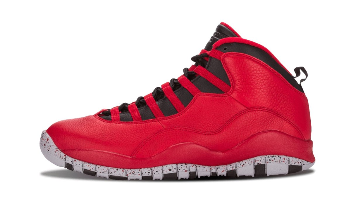 jordan 10 retro bulls over broadway+705178-601+left diagnol single view