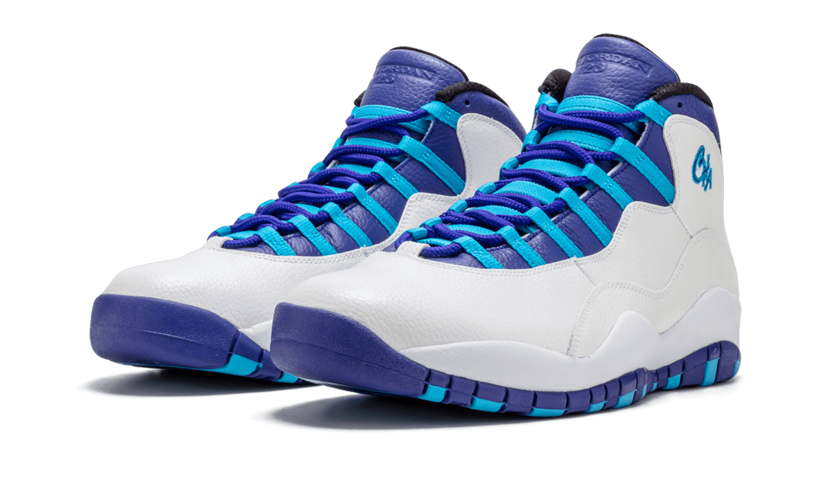 jordan 10 retro charlotte 2016+310805-107+diagnol left view