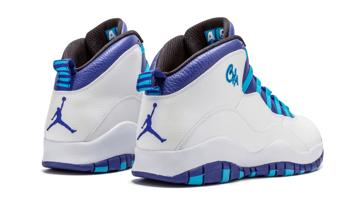 jordan 10 retro charlotte 2016+310805-107+diagnol right behind view