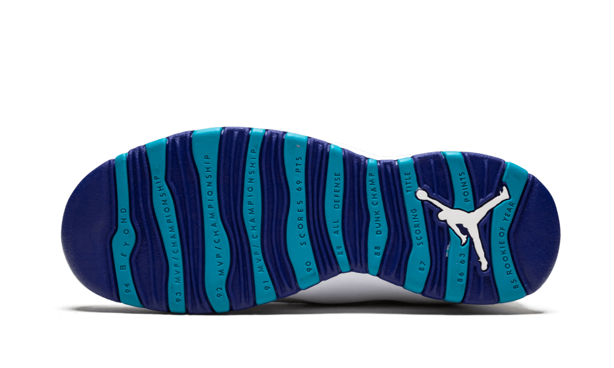 jordan 10 retro charlotte 2016 gs+310806-107+bottom view
