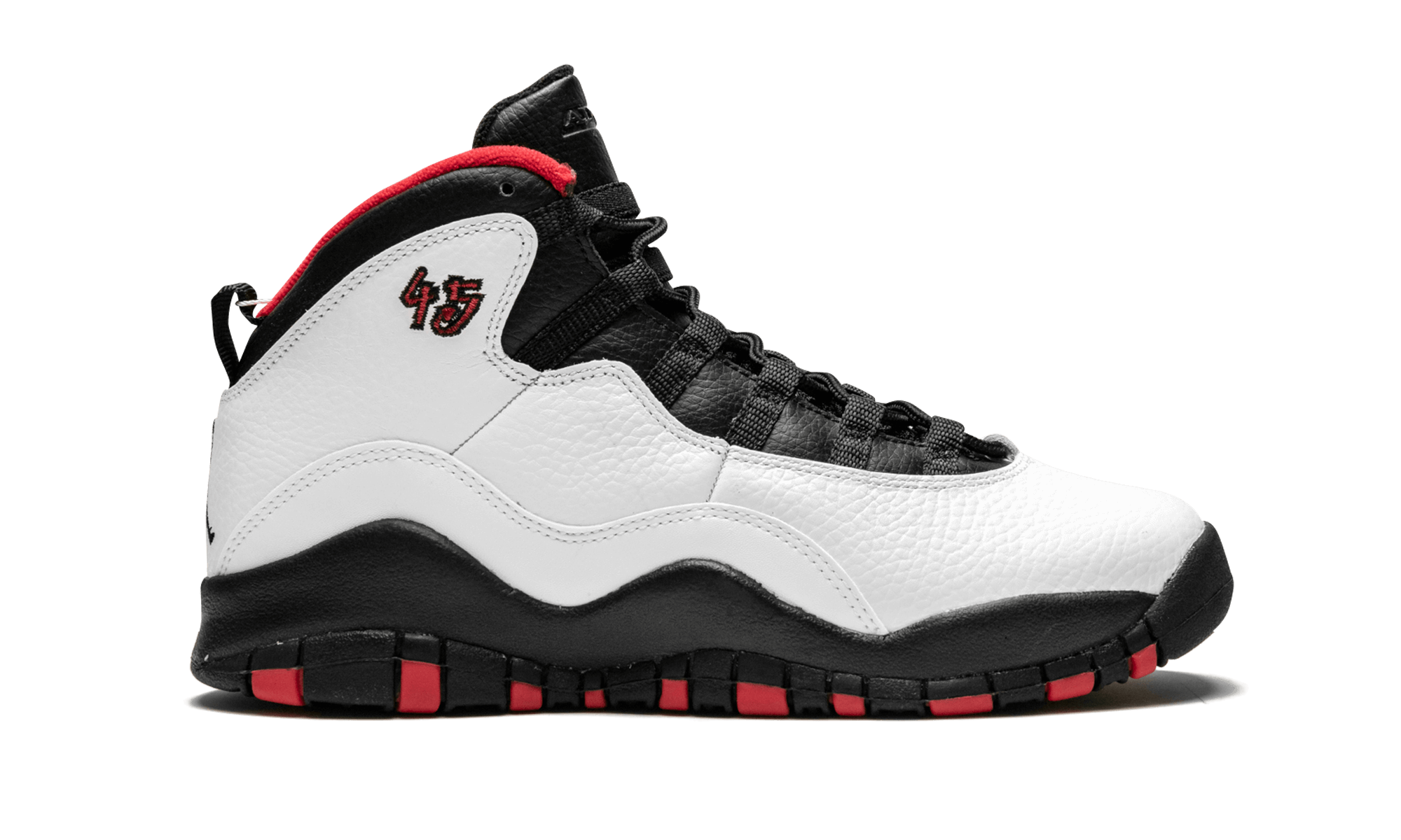 jordan 10 retro double nickel gs+310806-102+diagnol right view