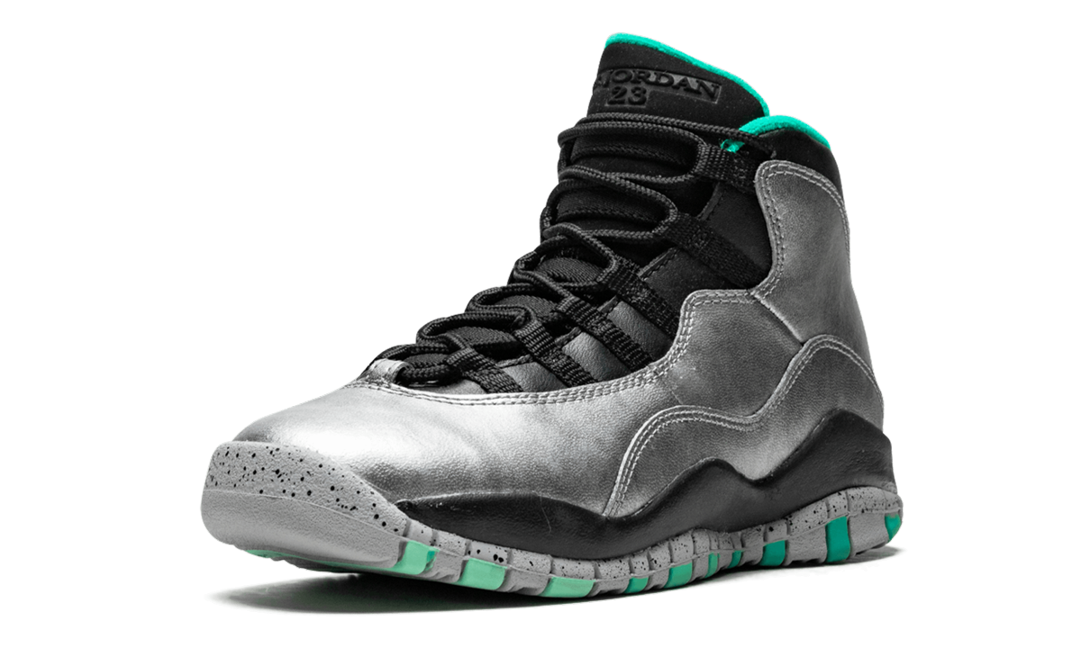 jordan 10 retro lady liberty gs+705179-045+left diagnol single view