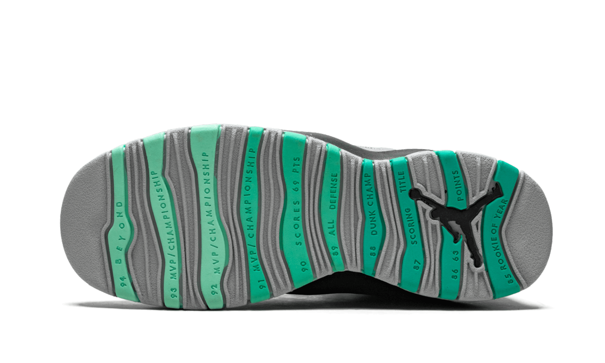 jordan 10 retro lady liberty gs+705179-045+bottom view