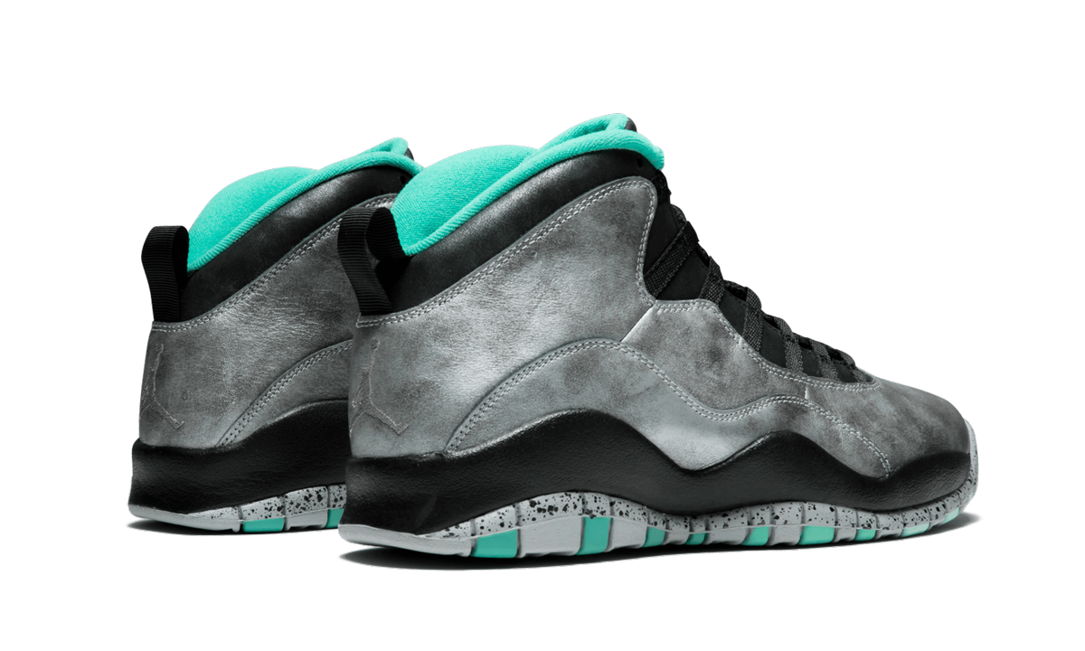 jordan 10 retro lady of liberty 30th anniversary+705178-045+diagnol right behind view