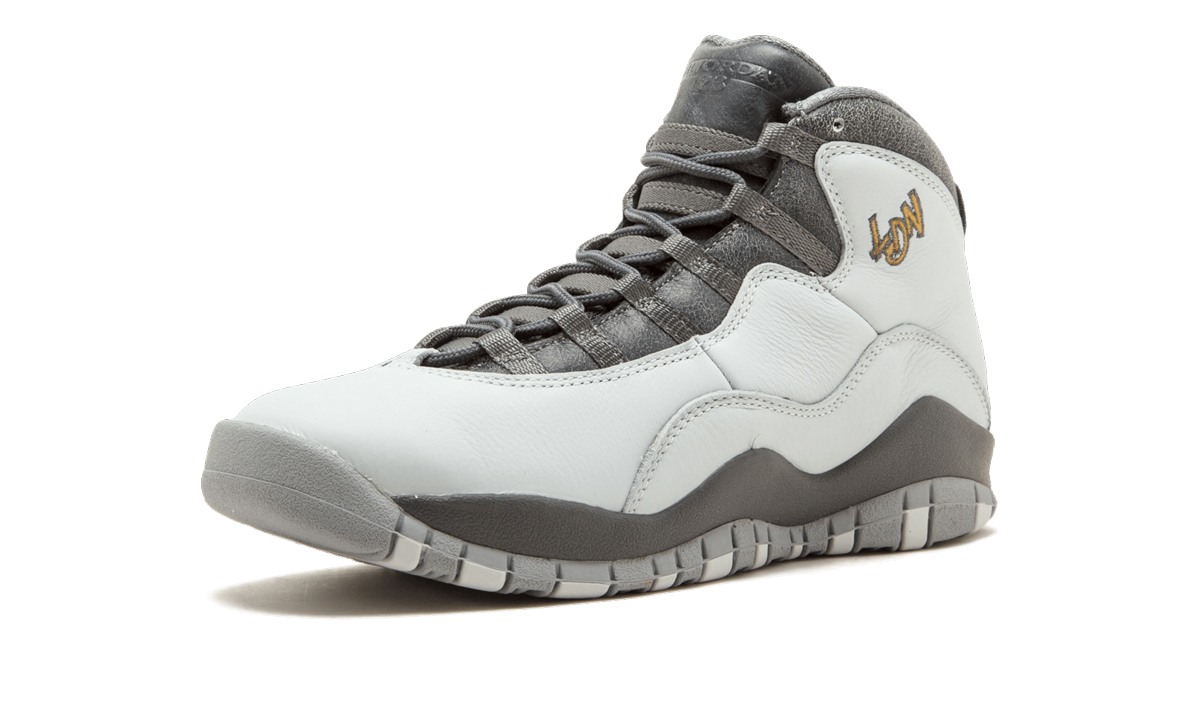 jordan 10 retro london gs+310806-004+left diagnol single view