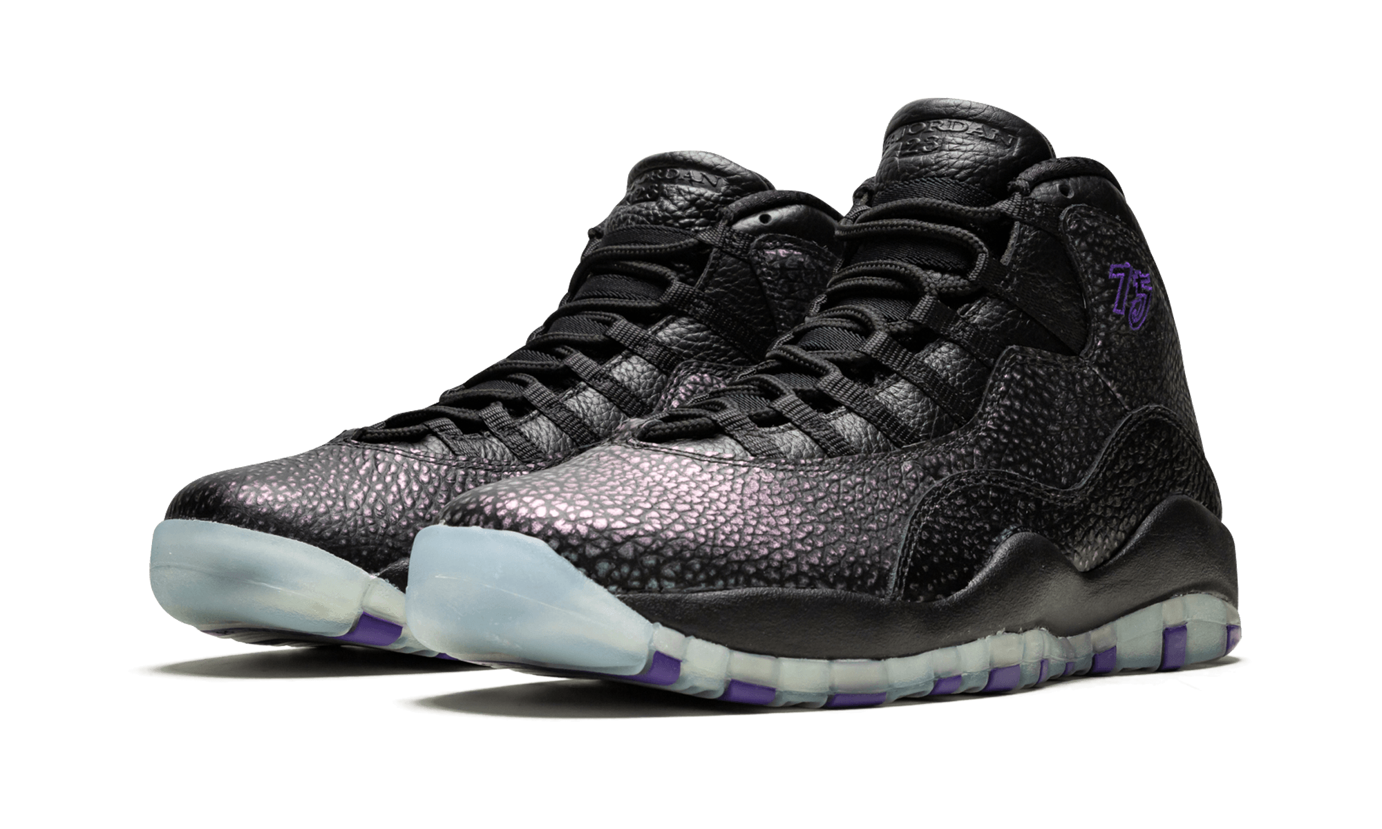 jordan 10 retro paris+310805-018+diagnol left view