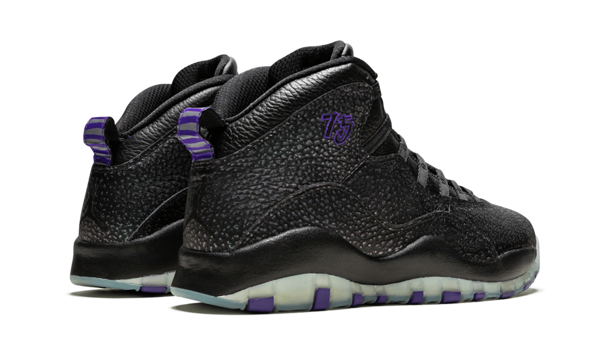 jordan 10 retro paris+310805-018+diagnol right behind view