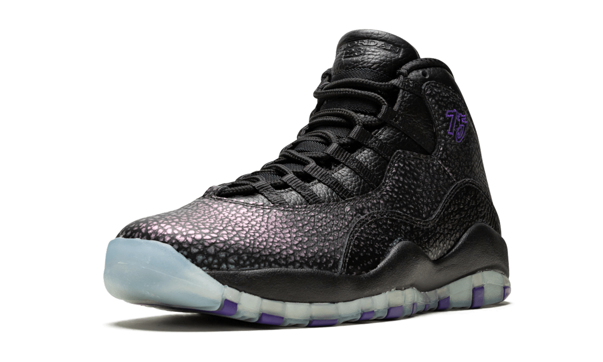 jordan 10 retro paris+310805-018+left diagnol single view