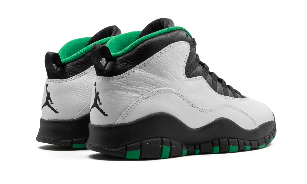 jordan 10 retro seattle+310805-137+diagnol right behind view