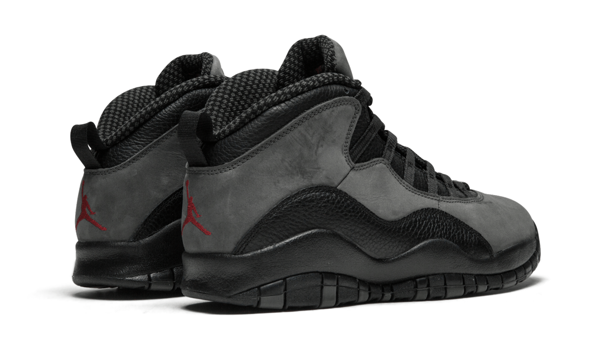 jordan 10 retro shadow 2018+310805-002+diagnol right behind view