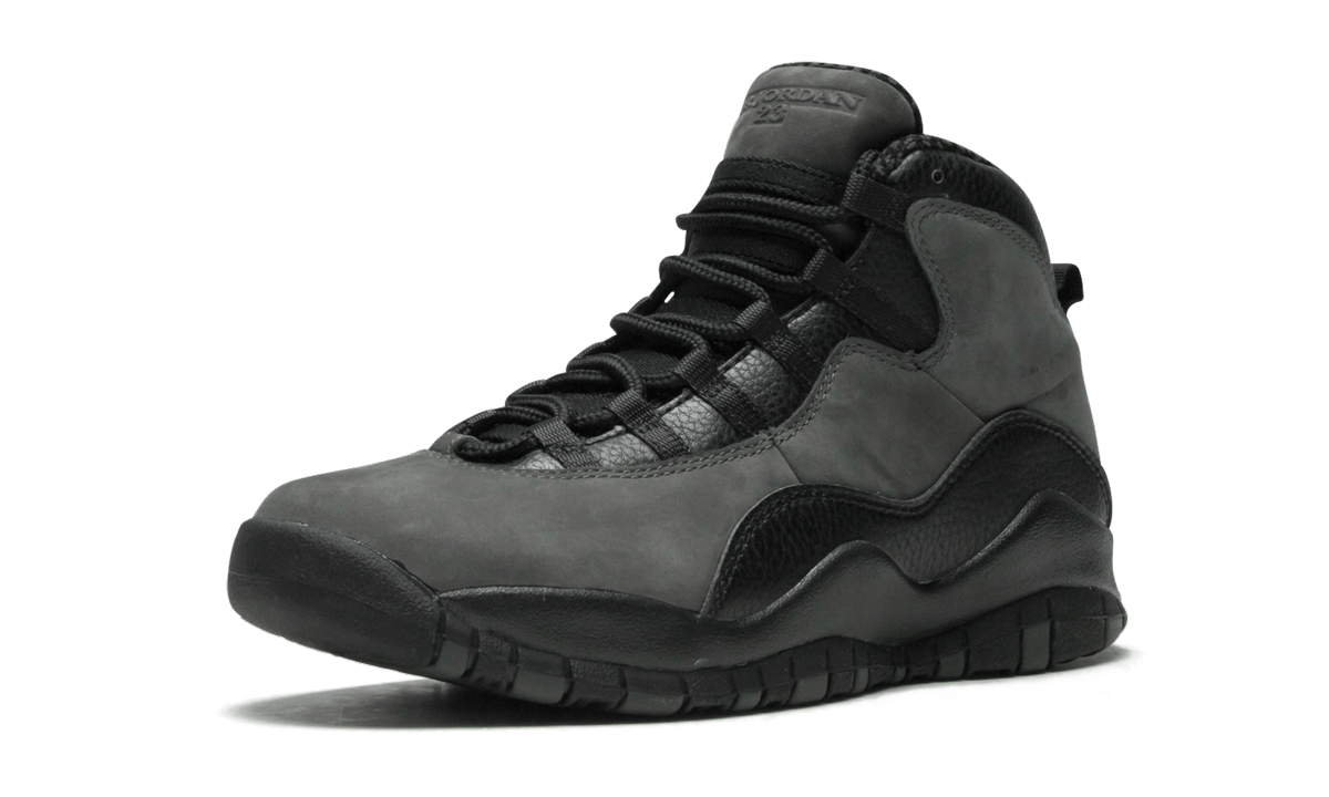 jordan 10 retro shadow 2018 gs+310806-002+left diagnol single view