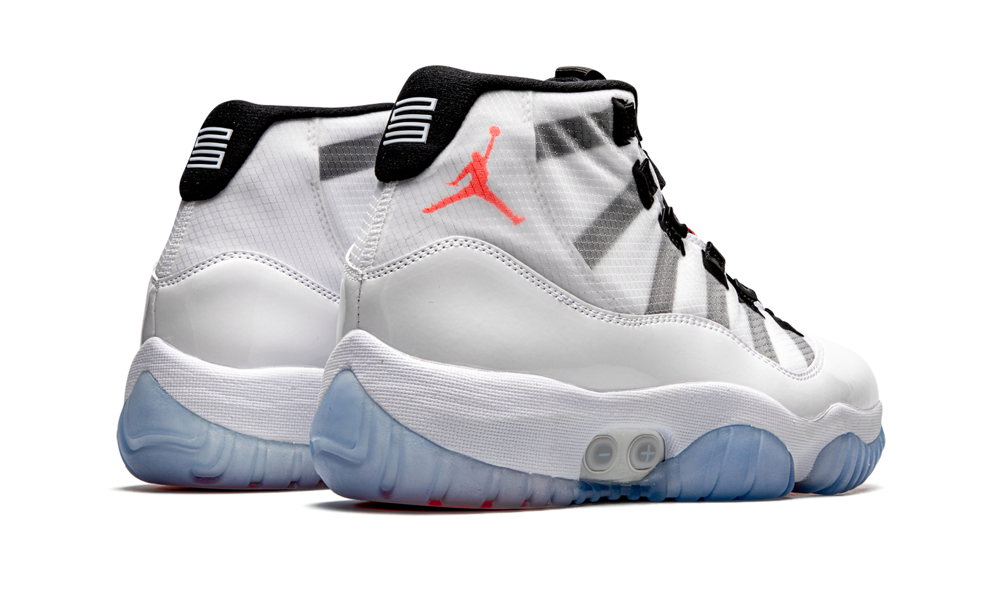 jordan 11 adapt white+DA7990-100+diagnol right behind view
