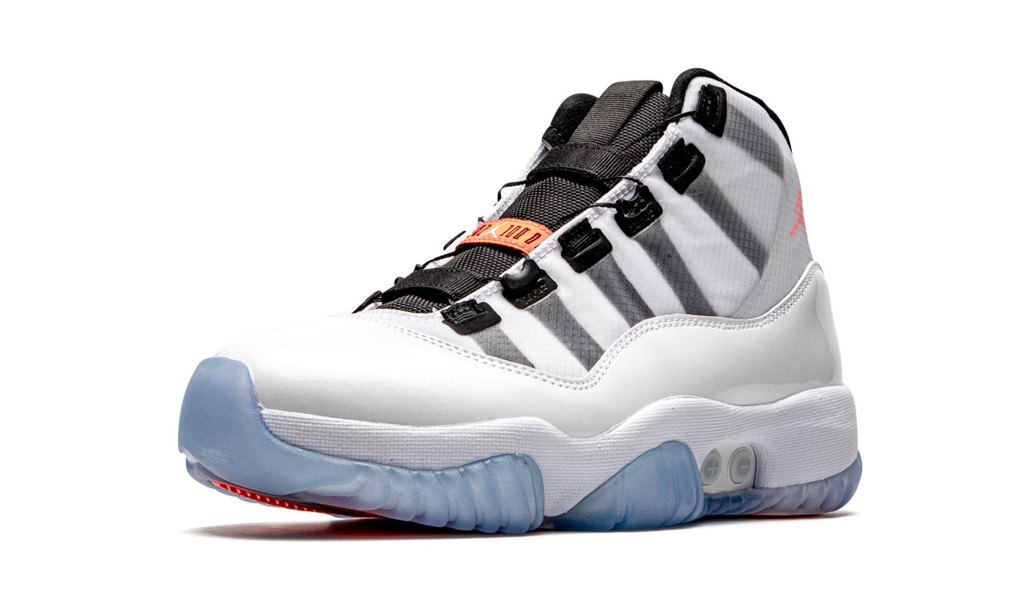 jordan 11 adapt white+DA7990-100+left diagnol single view