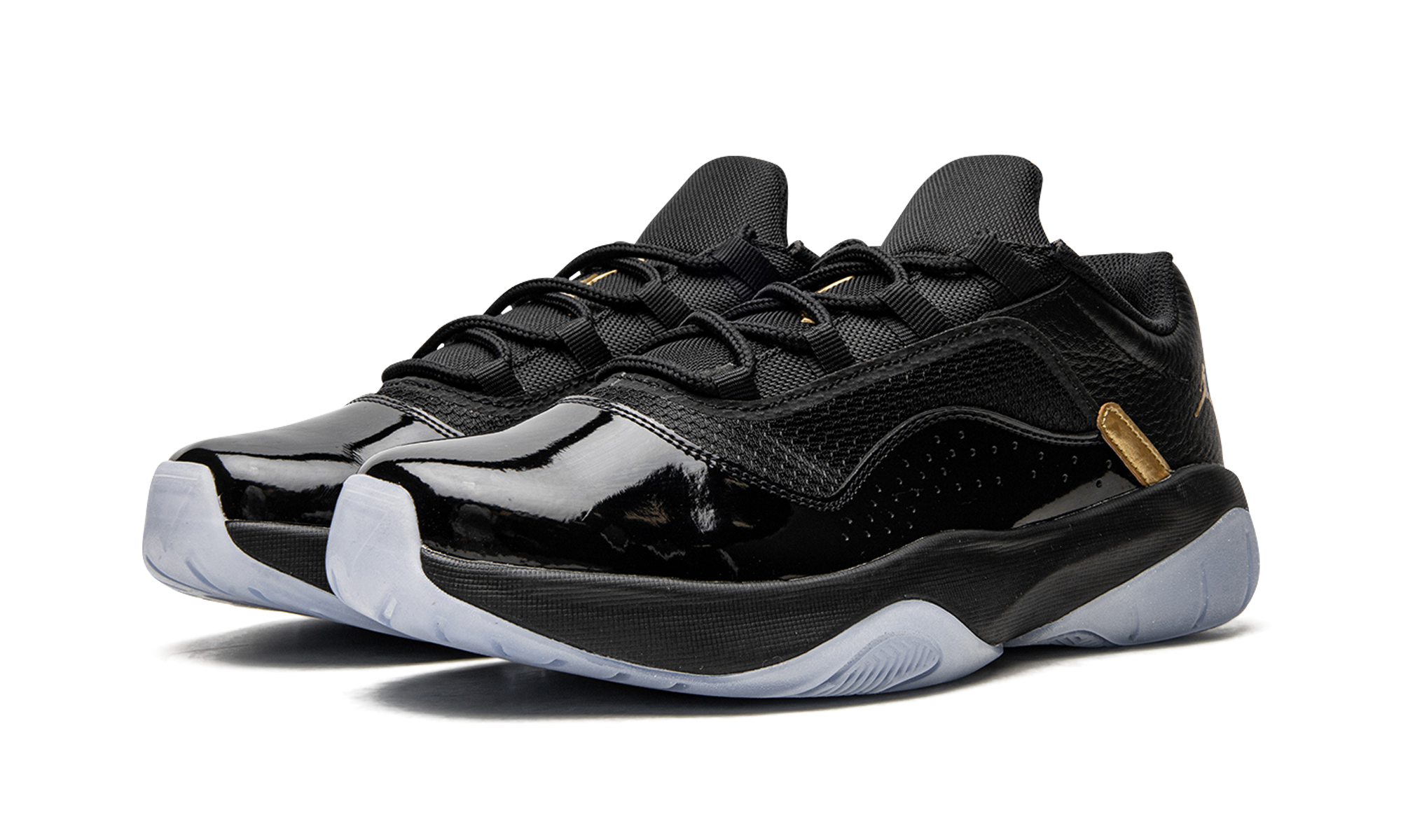 jordan 11 cmft low black gold+DO0613-007+diagnol left view