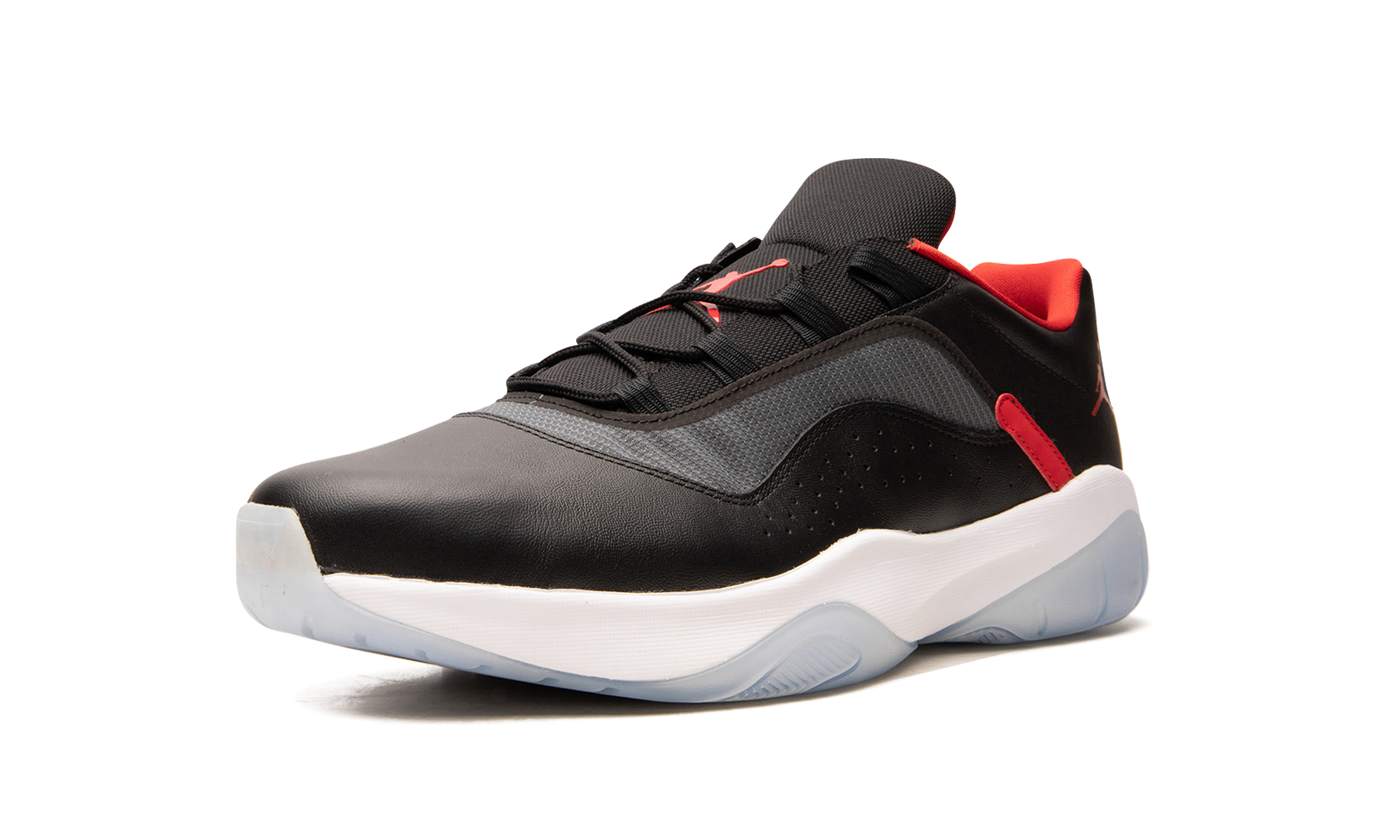 jordan 11 cmft low black red white+CW0784-006+left diagnol single view