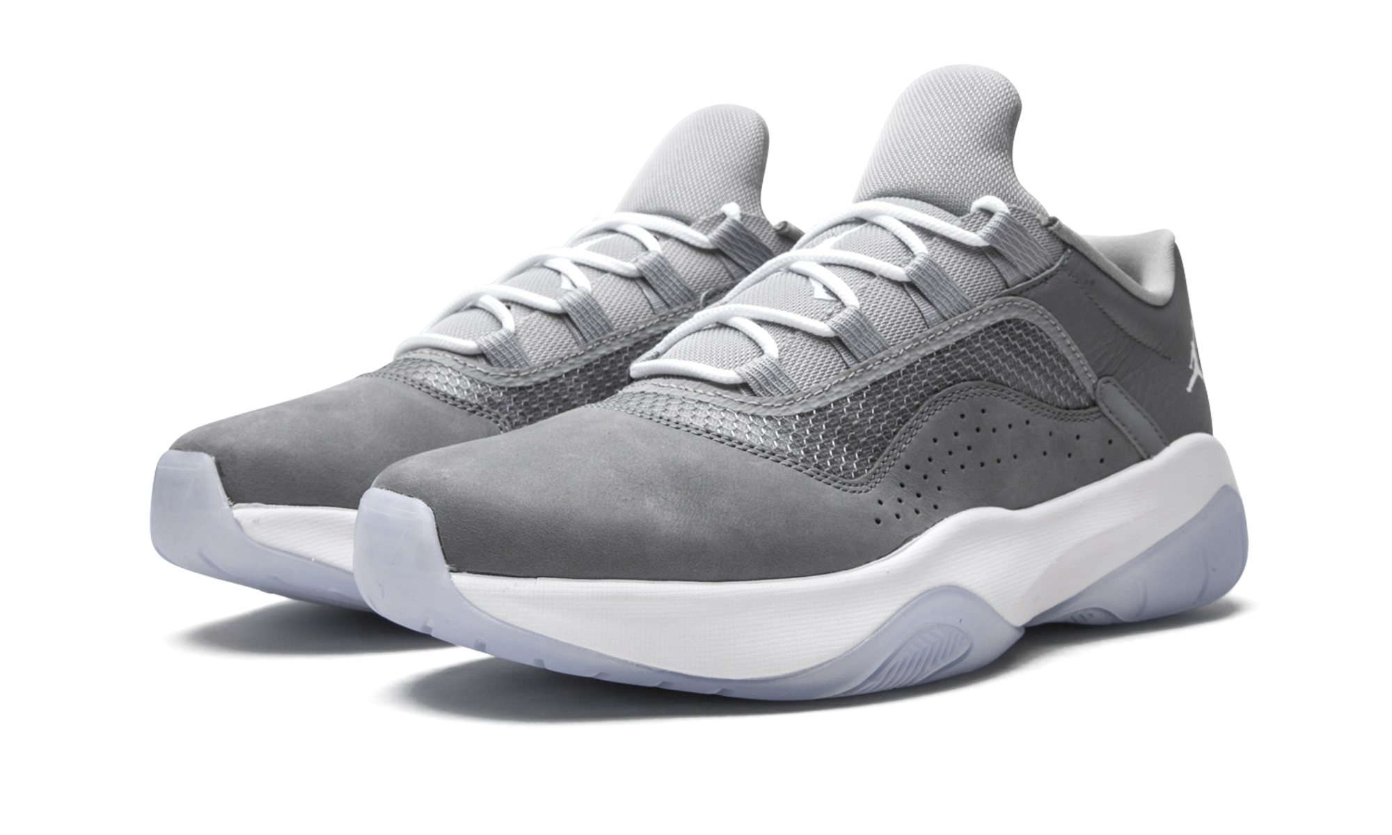 jordan 11 cmft low cool grey+CW0784-001+diagnol left view