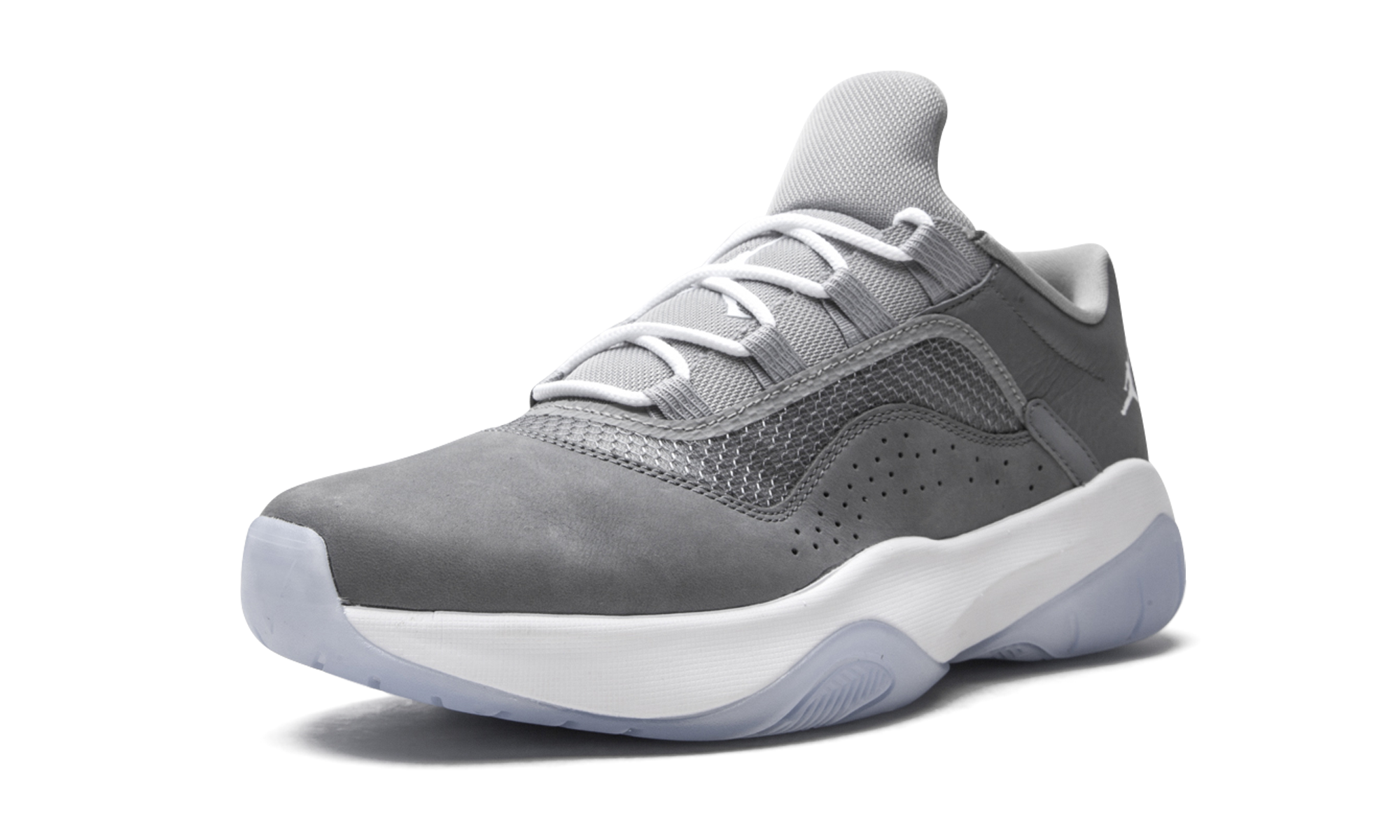 jordan 11 cmft low cool grey+CW0784-001+left diagnol single view