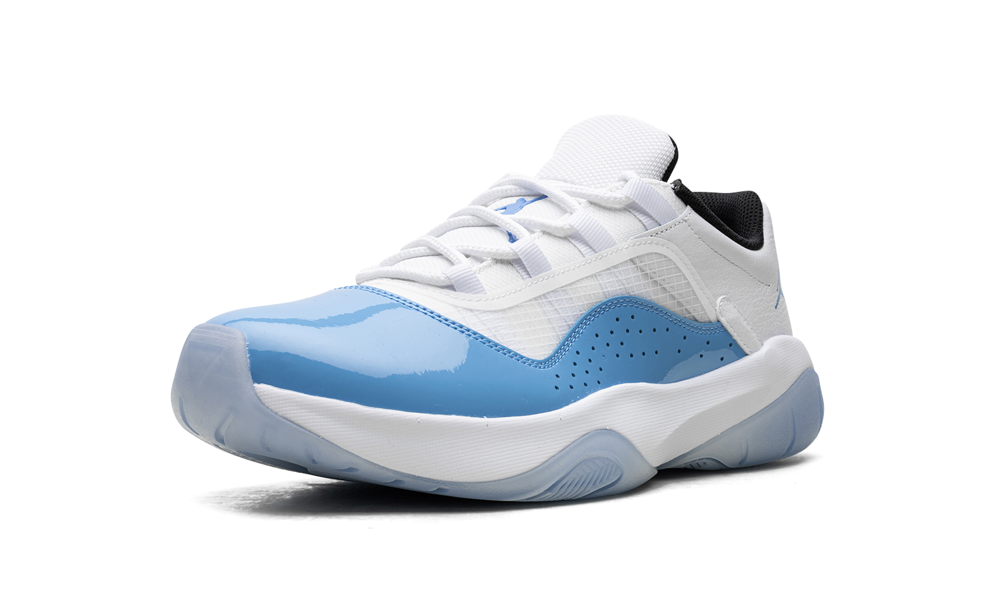jordan 11 cmft low university blue+DN4180-114+left diagnol single view