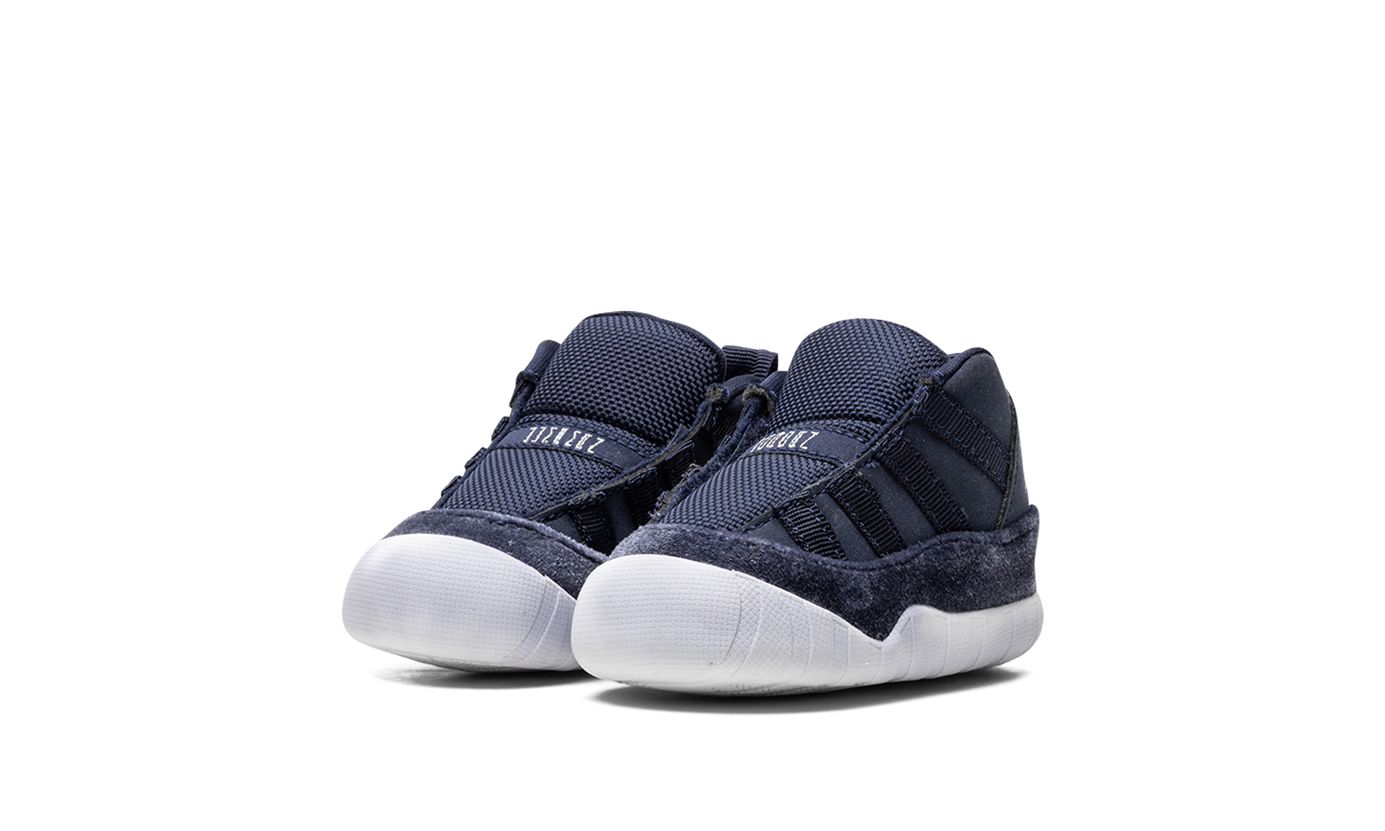 jordan 11 crib bootie midnight navy i+FB1968-441+diagnol left view
