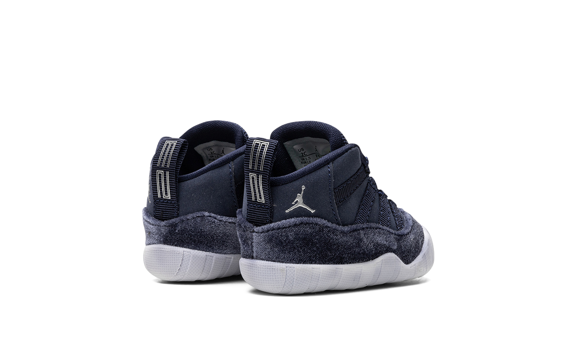 jordan 11 crib bootie midnight navy i+FB1968-441+diagnol right behind view