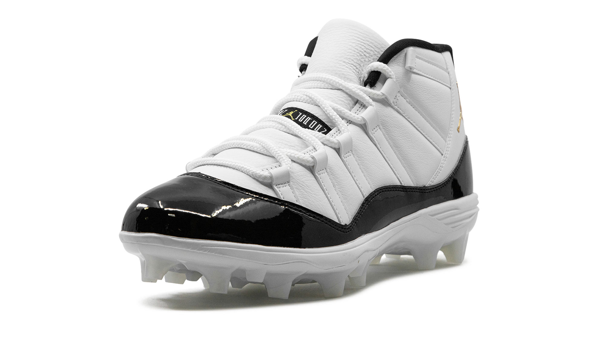 jordan 11 mid td cleat dmp gratitude+FV5374-107+left diagnol single view