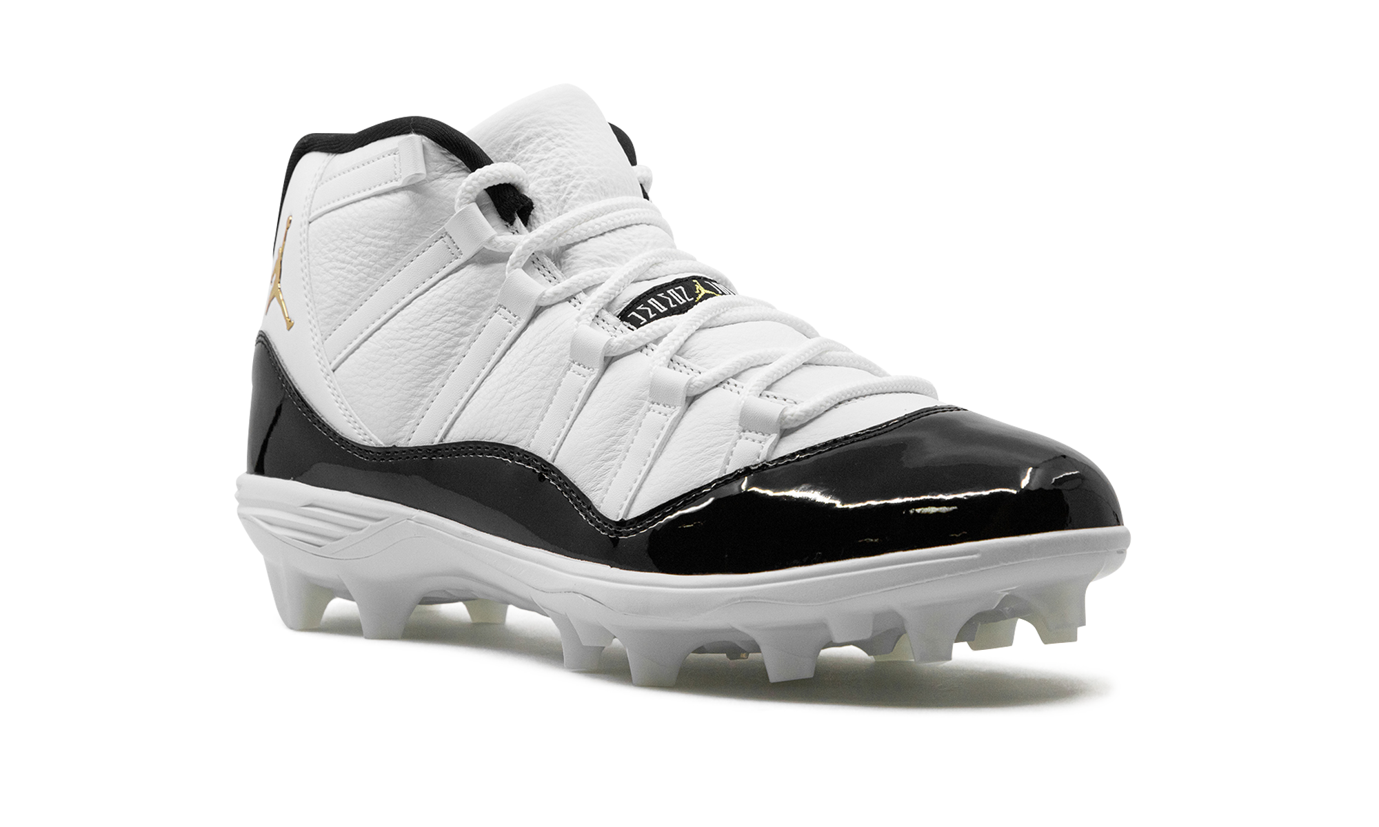 jordan 11 mid td cleat dmp gratitude+FV5374-107+diagnol right view