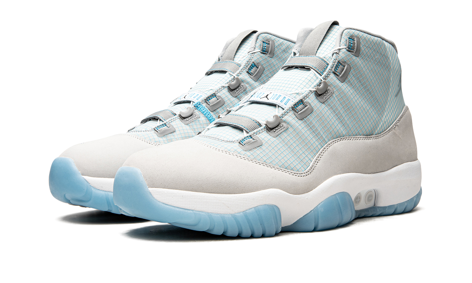 jordan 11 retro adapt dark powder blue+DO6365-001+diagnol left view