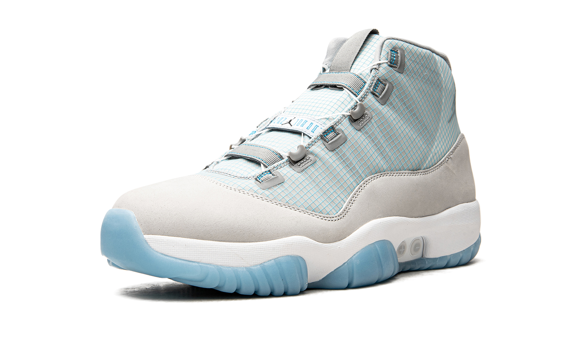 jordan 11 retro adapt dark powder blue+DO6365-001+left diagnol single view