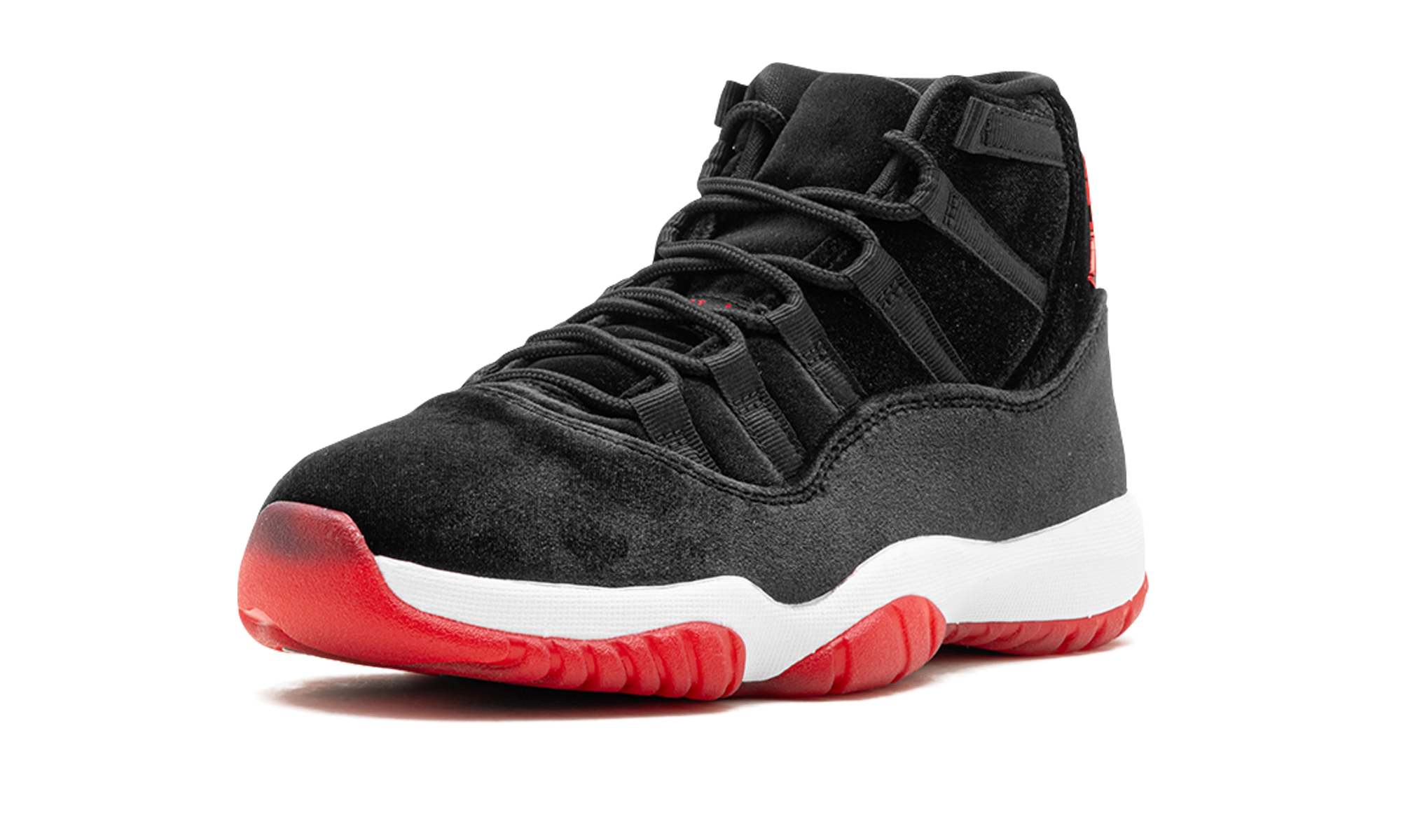 jordan 11 retro bred velvet women s+DB5457-061+left diagnol single view