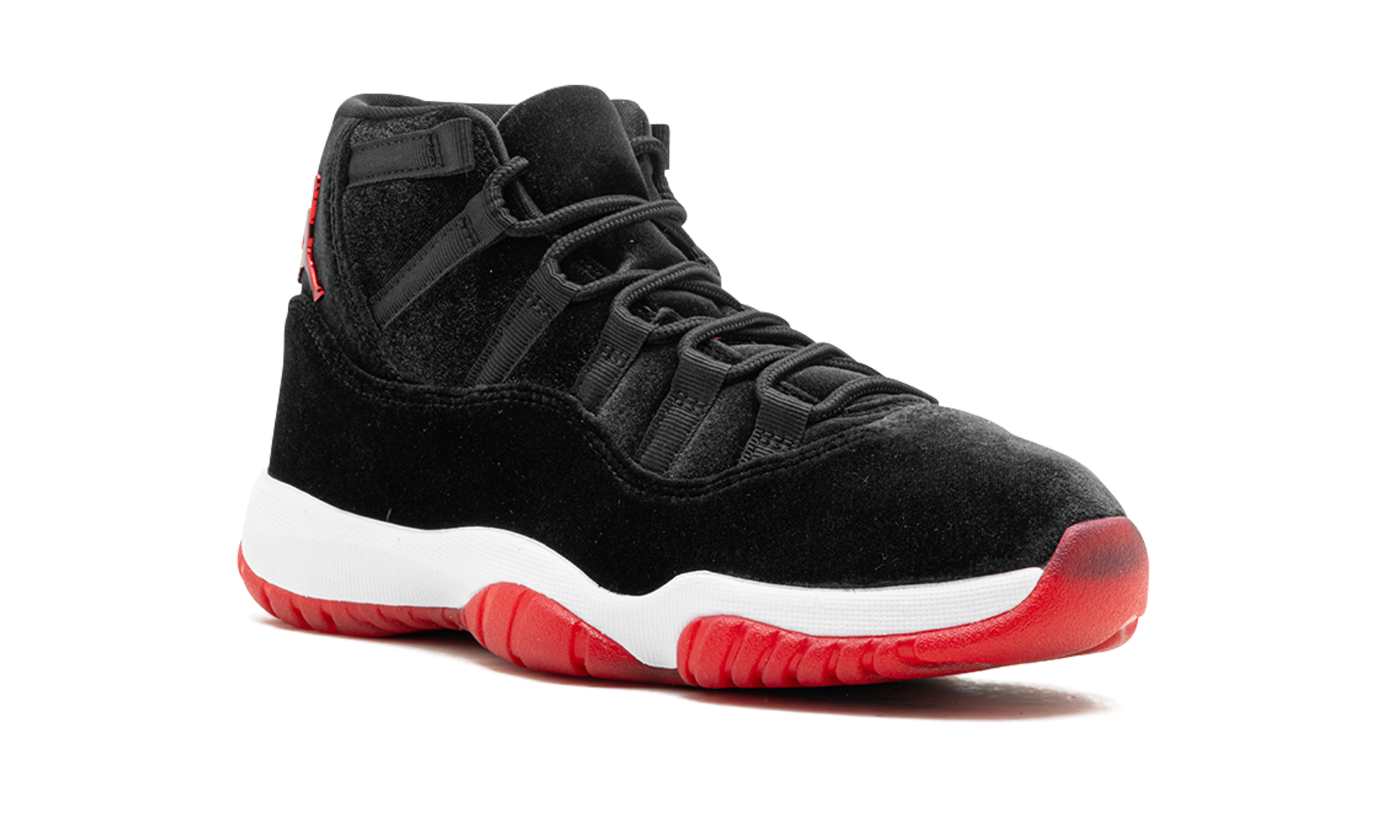 jordan 11 retro bred velvet women s+DB5457-061+diagnol right view
