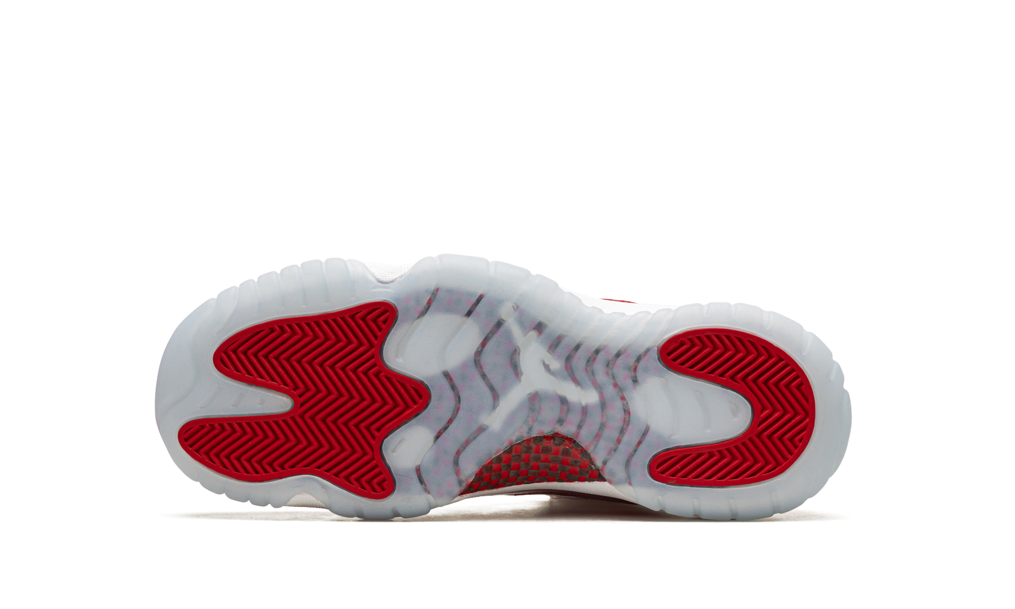 jordan 11 retro cherry 2022 gs+378038-116+bottom view