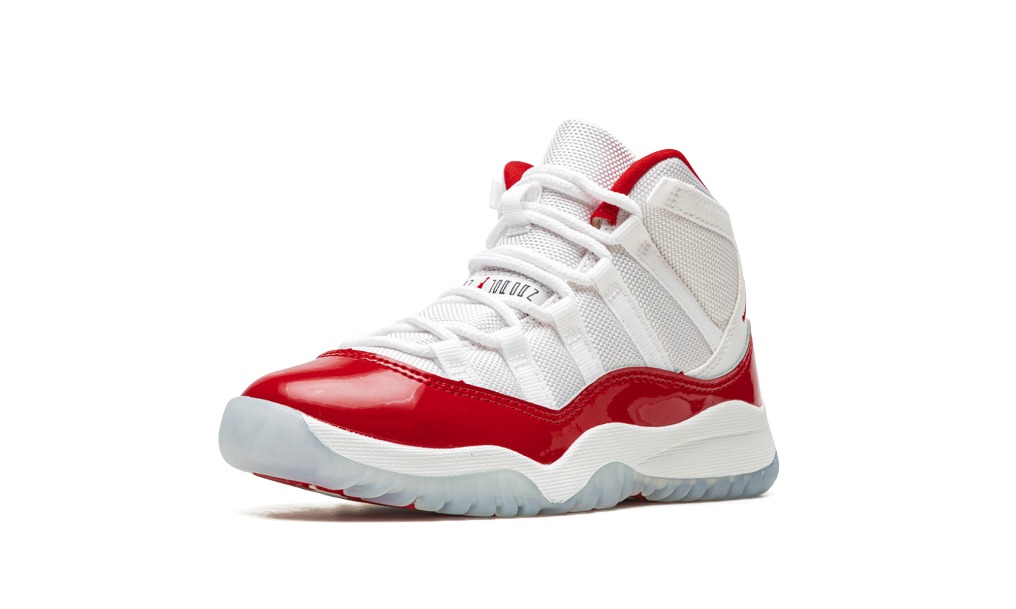 jordan 11 retro cherry 2022 ps+378039-116+left diagnol single view