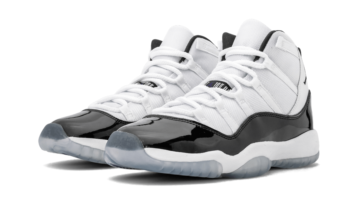jordan 11 retro concord 2018 gs+378038-100+diagnol right behind view
