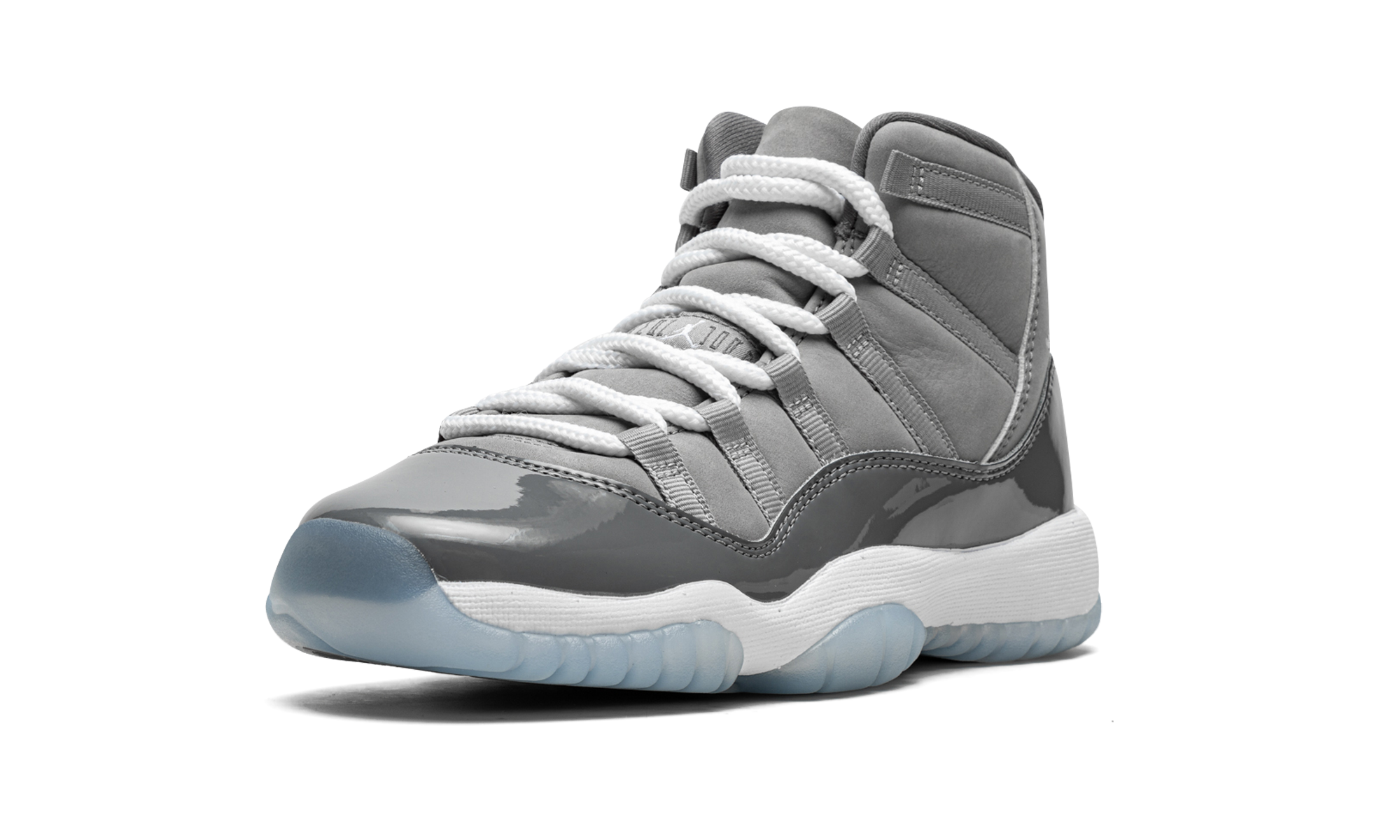 jordan 11 retro cool grey 2021 gs+378038-005+left diagnol single view