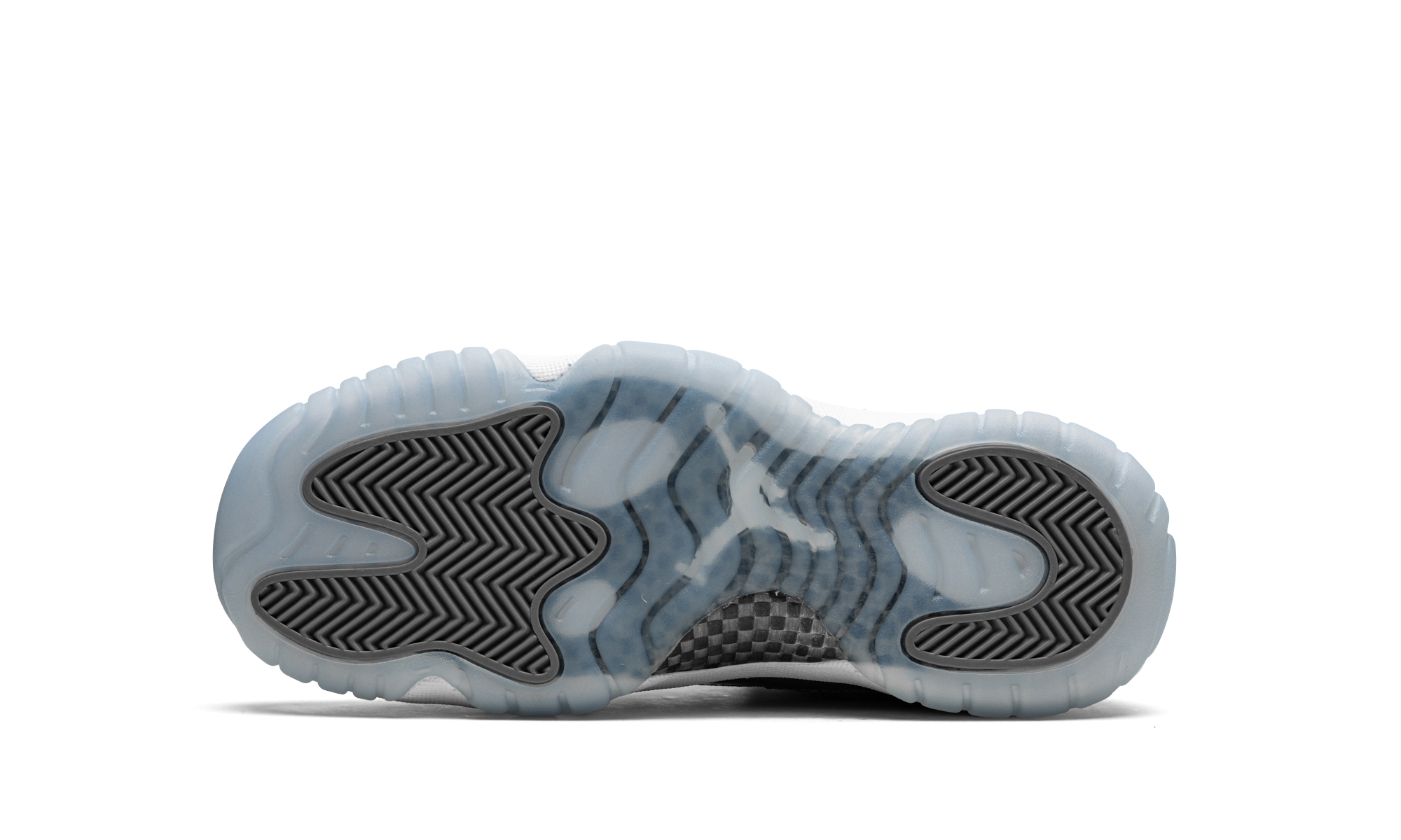 jordan 11 retro cool grey 2021 gs+378038-005+bottom view