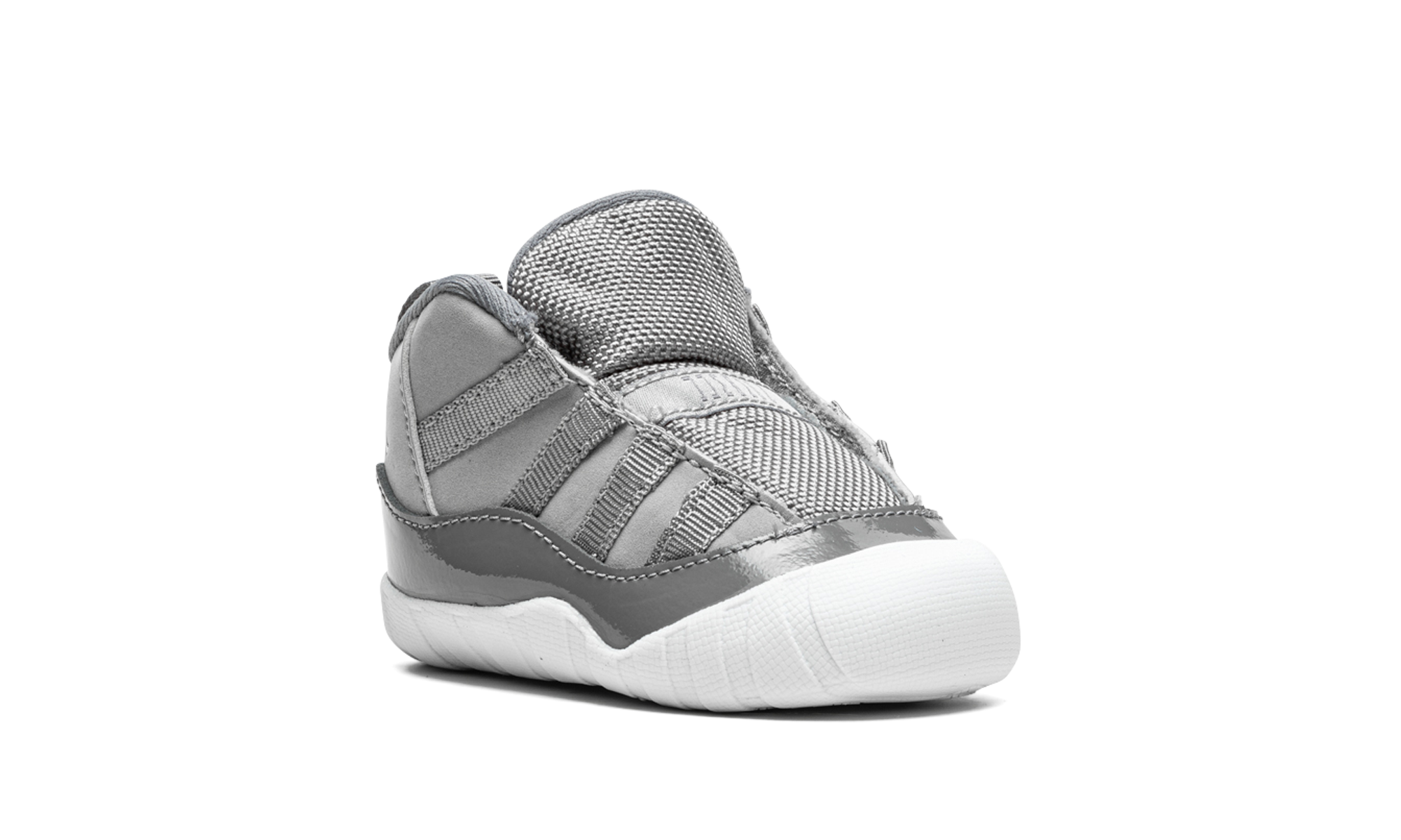 jordan 11 retro crib bootie cool grey 2021 i+CI6165-005+diagnol right view