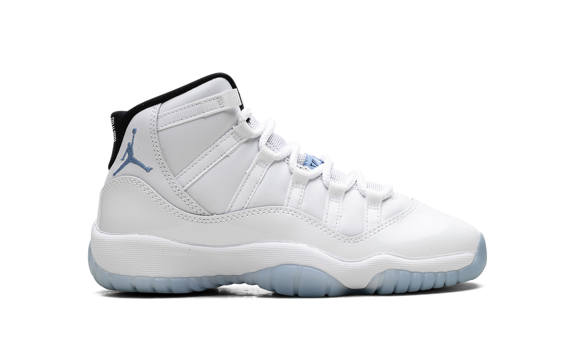 jordan 11 retro legend blue 2024 gs+378038-104+right view