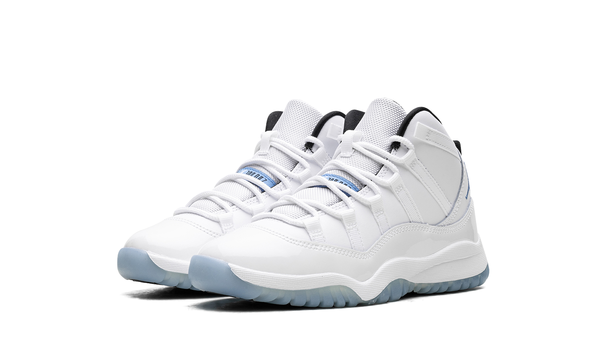 jordan 11 retro legend blue 2024 ps+378039-104+diagnol left view