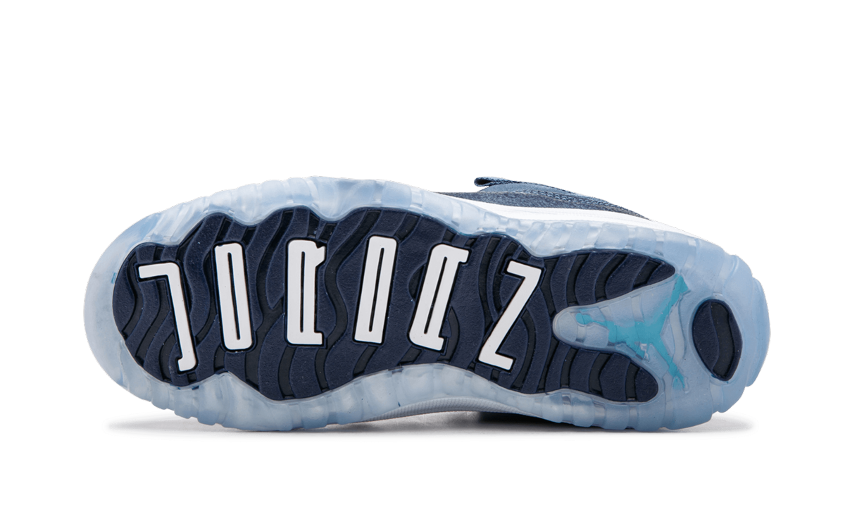 jordan 11 retro low blue moon ps+580522-408+bottom view