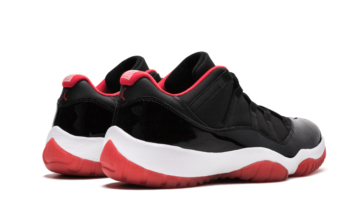 jordan 11 retro low bred 2015+528895-012+diagnol right behind view