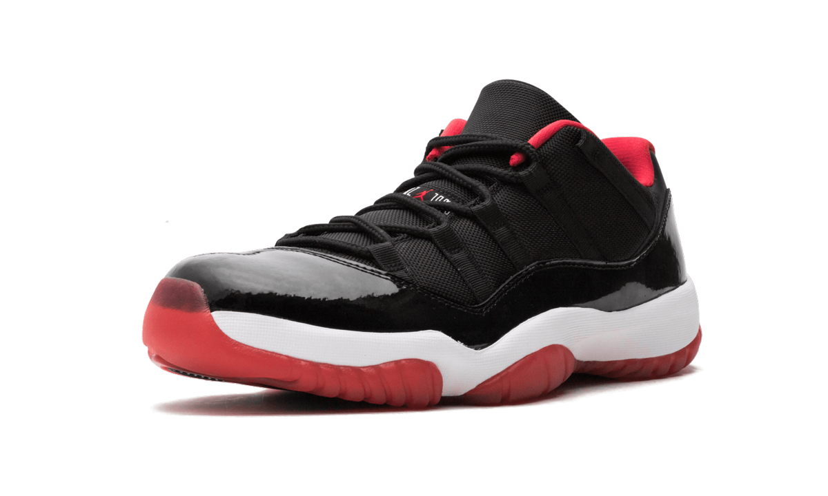 jordan 11 retro low bred 2015+528895-012+left diagnol single view