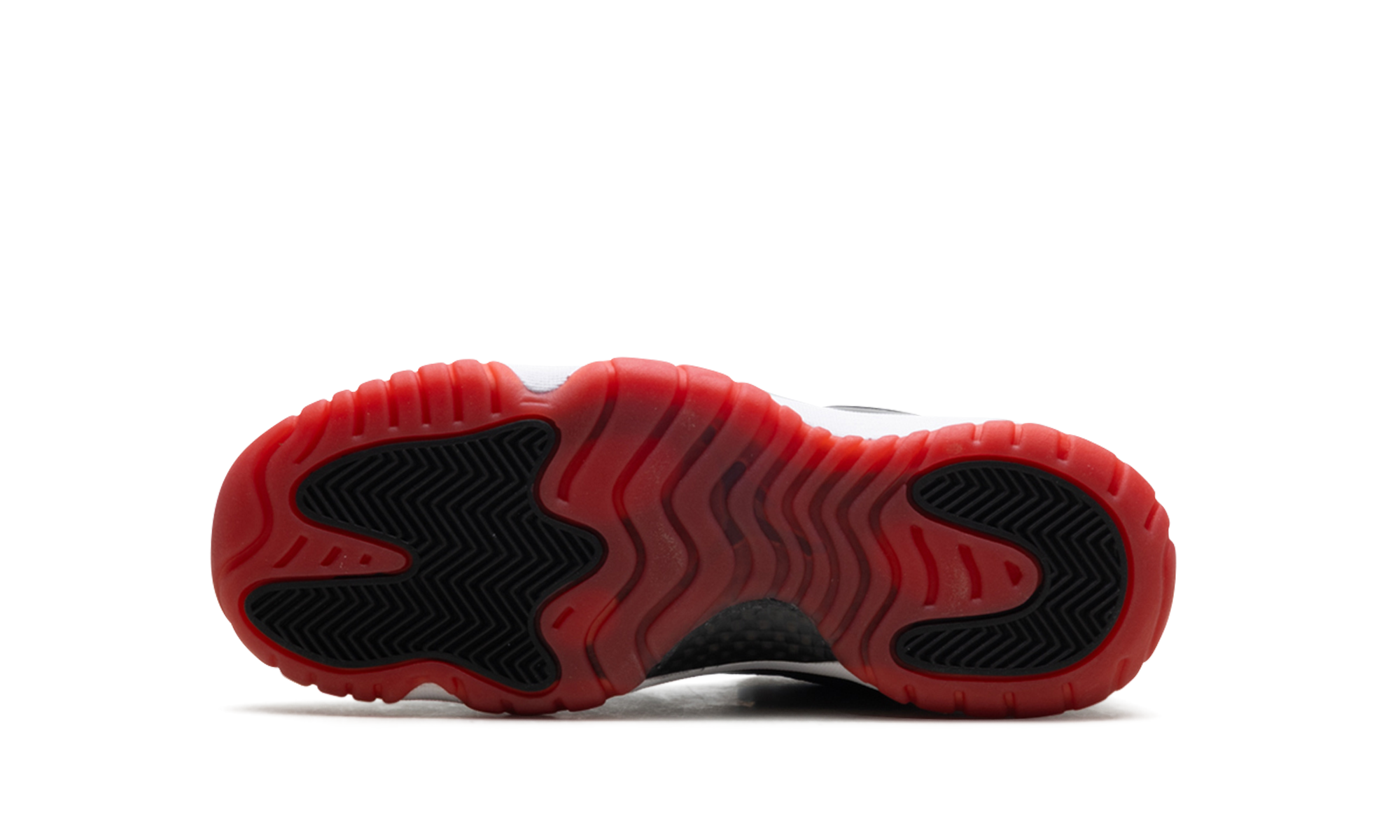 jordan 11 retro low bred gs 2025+FV5121-006+bottom view