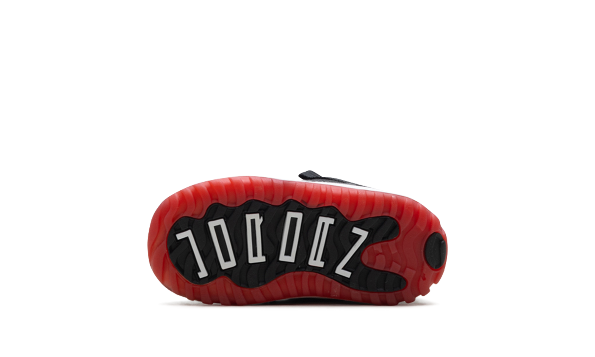 jordan 11 retro low bred td 2025+FV5120-006+bottom view